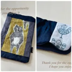 遊びゴコロ ミナペルホネンFabric使用 ハンドメイドハンカチ