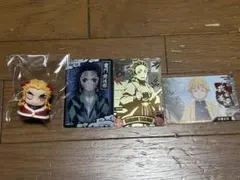 鬼滅の刃 竈門炭治郎　我妻善逸　カード　煉獄杏寿郎 フィギュアセット