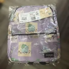 ポケモン キャラクター柄 リュック 紫