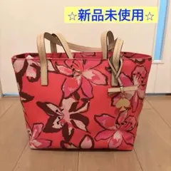 【新品未使用】ケイトスペード 花柄　トートバッグ　フラワー　大花