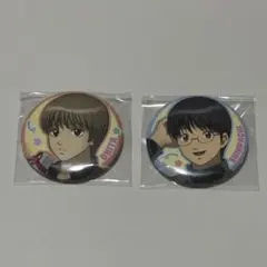 銀魂　3年Z組 銀八先生 沖田総悟　志村新八 缶バッジ　プレゼント