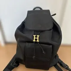 HIROFU レザーリュック　黒のサムネイル