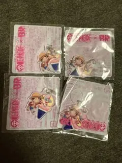 ONEPIECE ルフィ アクリルチャーム 31アイスクリーム 4つセット