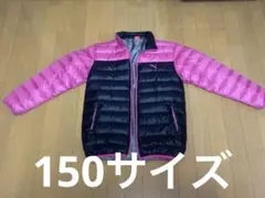 PUMA 中綿コート 150 黒/ピンク