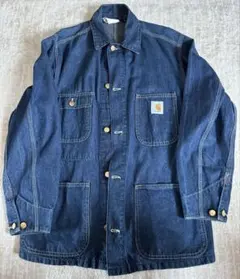 【希少サイズ✨】カーハート デニム カバーオール 80s 星タグ アメリカ製