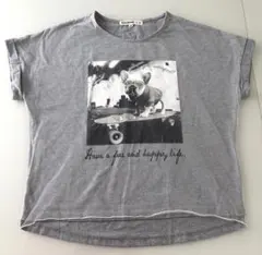 Cutie Blonde 半袖Tシャツ グレー Mサイズ