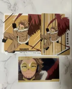 ヒロアカ ホークス 特典 コースター クリアカード UA展