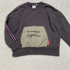 CONVERSE グレー トレーナー 【120】