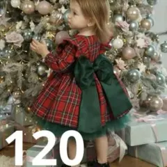 120サイズ　クリスマス　ワンピース　ドレス　女の子