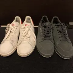 adidas 2足セット　コンチネンタル 80 スタンスミス白赤　27.5