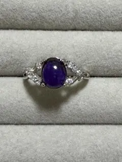 直感の目✨ウルグアイ産 天然アメジスト リング 上品 仕事運アップ 