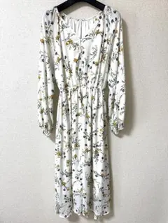 GRL ワンピース 花柄 ホワイト