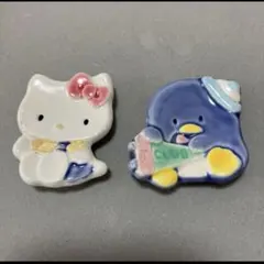 サンリオ 箸置き ハローキティ タキシードサム 2個セット　昭和レトロ