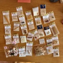 ハンドメイド素材 ビーズ・パーツセット