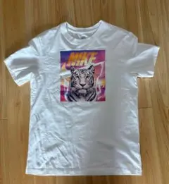 NIKE ホワイト タイガー グラフィック Tシャツ Lのサムネイル