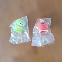 ガチャピン、ムック 指人形 2個セットのサムネイル
