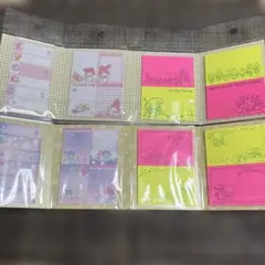 マイメロディ　キキララ　ブック型ふせん　付箋メモ