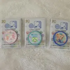 ダッフィー&フレンズ　２０周年　カラフルハピネス　ワッペン