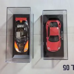 ポルシェミニカ―　２台セット 1/43