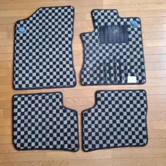 ミニF56用ユニオンジャック柄 フロアマット 4枚セット おまけ付き 