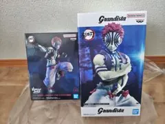 鬼滅の刃 猗窩座 プライズフィギュア 2点セット