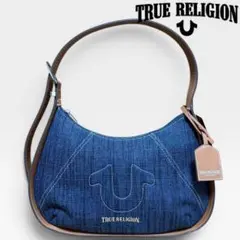 週末お値下げ‼️TRUE RELIGION ホワイトデニム ショルダーバッグ 新品 