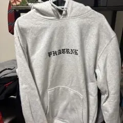PHATRNK ラインストーン Pロゴ パーカー ファットランク 白系 - メルカリ