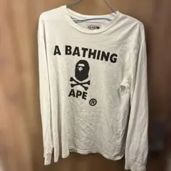 A BATHING APE エイプ カレッジロゴ ボーダー ロンT 日本製 - メルカリ