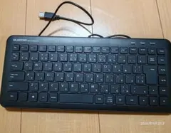 ELECOM 有線キーボード TK-FCM077PBK 本体