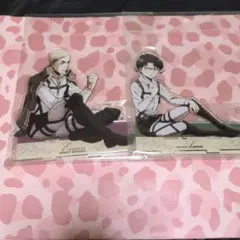 進撃の巨人 BIGアクリルスタンド エルヴィン リヴァイ セット