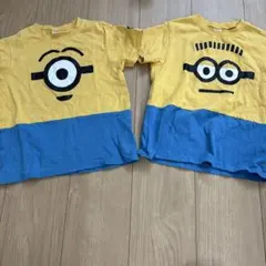 120cm ミニオンズ Tシャツ 2枚セットのサムネイル