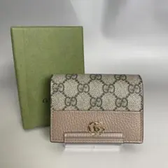 ほぼ未使用 箱付き グッチ オフディア ジャンボGG コンパクトウォレット ほぼ未使用 箱付き グッチ オフディア ジャンボGG コンパクト