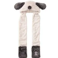 【極美品】スヌーピー マフラーハット USJ ユニバ 被り物