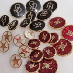 【まとめ買い割引可能】レッド ブラック ゴールド スター 星