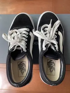 VANS オールドスクール　ブラック/ホワイト 厚底スニーカー 22.5cm