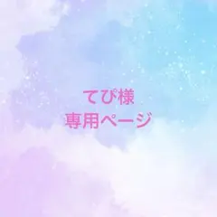 てぴ様専用ページ