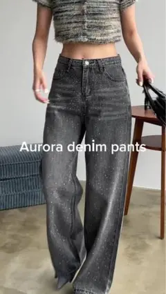 SHAGGIE XS グレー ビーズ付き