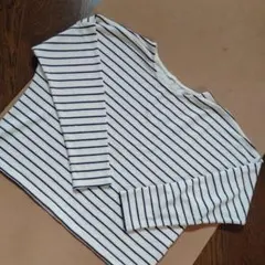 GUストライプ柄 長袖トップス Sサイズ