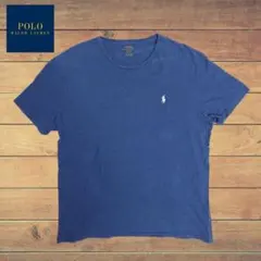 定番POLO RALPH LAUREN ポロラルフローレン Tシャツ ブルー Lのサムネイル