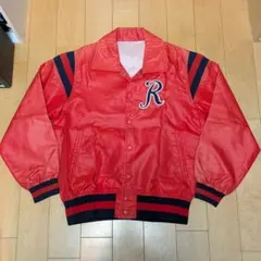 ★80s Vintage DESCENTE ナイロンスタジャン 短丈 L位