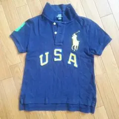 ラルフローレン BIGポロシャツ 4T 110 紺