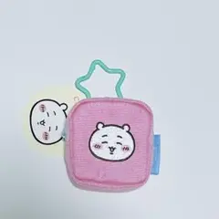ちいかわ カラナビつき刺繍　スクエアミニポーチ　ポーチ　アミューズメント専用