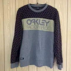 00s oakley big logo sweat y2k tec c-boy - メルカリ