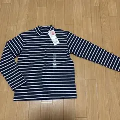 ユニクロ　HEATTECH リブハイネックＴシャツ130cm 新品未使用