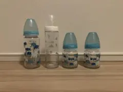 NUK 유리 젖병 4 개 세트