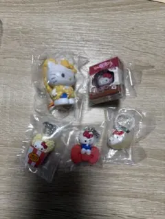 ハローキティ ストラップ めじるしアクセサリー 5点セット