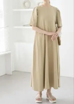 ロペピクニック カットソーワンピース 38 ベージュ