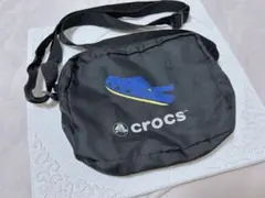 《コーヒーcrocsコラボ》クロックス ショルダーバッグ ブラックのサムネイル