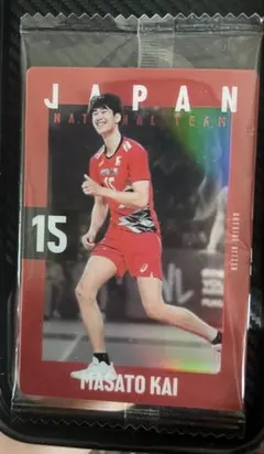 バレーボール男子日本代表 トレーディングカード 甲斐優斗