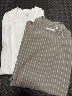 UNIQLO:C&U 半袖シャツ 2枚セット 新品インナーシャツ付き